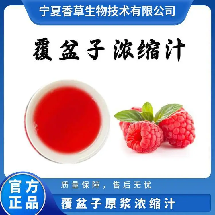 覆盆子浓缩汁 5倍 浓缩液 固溶物≥30 覆盆子提取液 包装规格1000ML