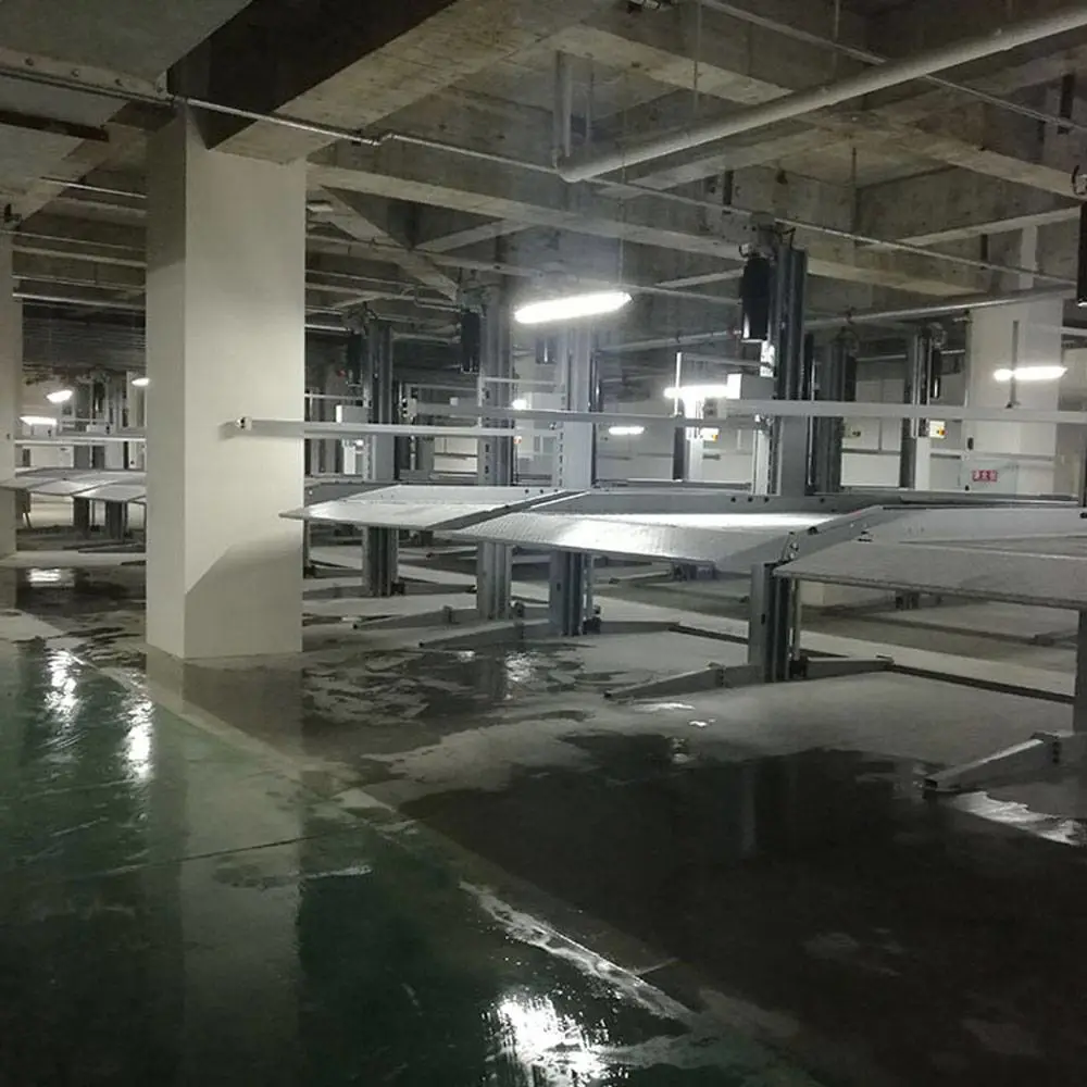 重庆巴南立体车库租赁 停车场BOT 升降横移租赁安装 莱贝4层立体车库租用