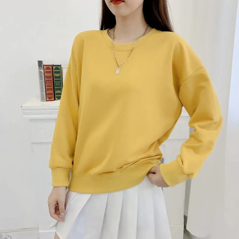 四川德阳卫衣女新款加厚纯棉卫衣批发