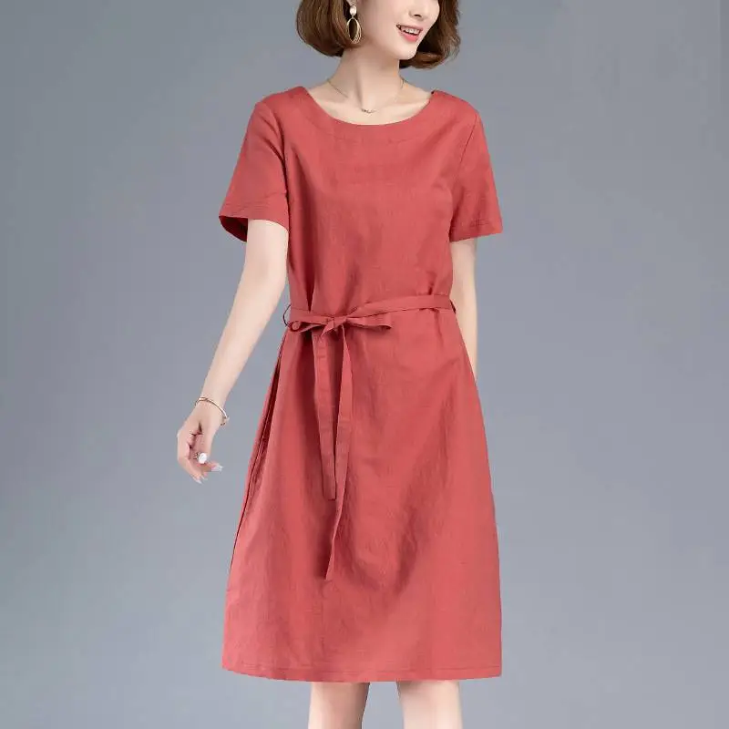服装批发代理抽褶显瘦褶皱中长裙子一元购衣服