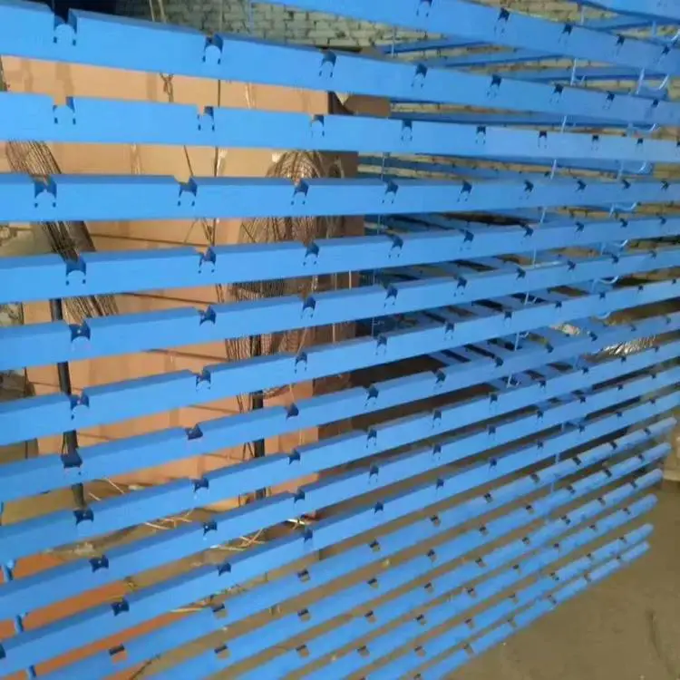 0.3mm哑白铝格栅吊顶 金属格栅天花 豪亚装饰建材