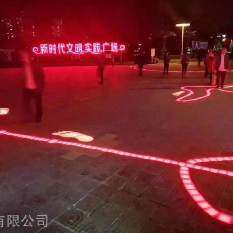 地埋地砖灯,线形灯带,七彩地埋灯带,LED防水灯条