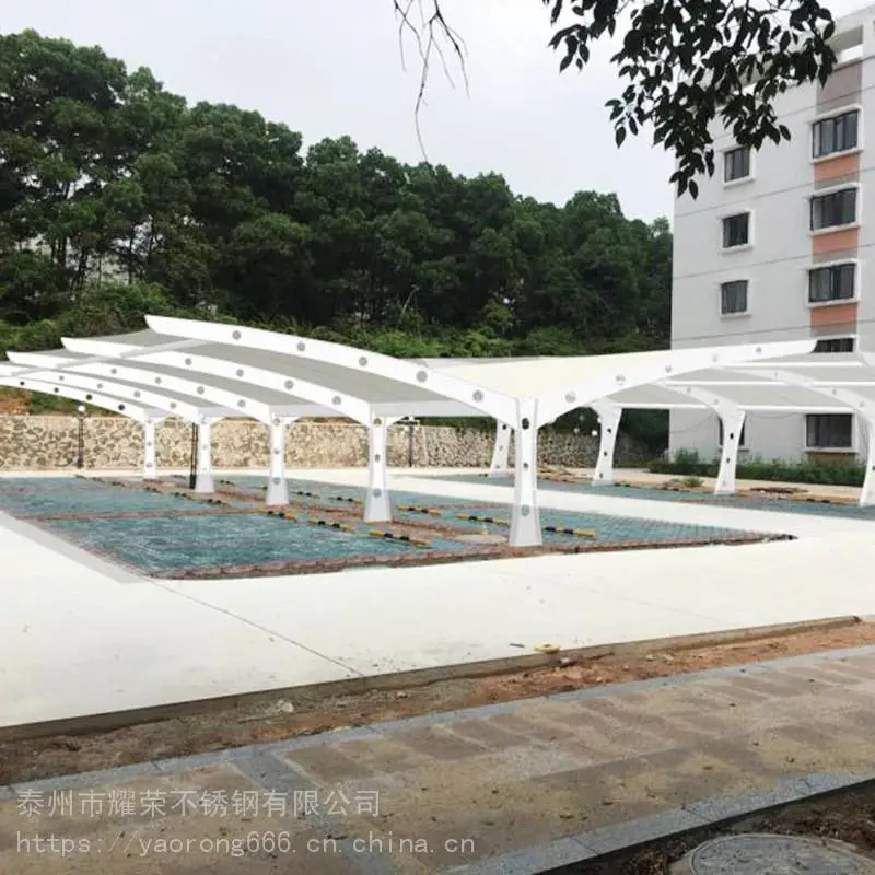 旅游景点 不锈钢雨棚钢梁 雨搭支架 厂家供应