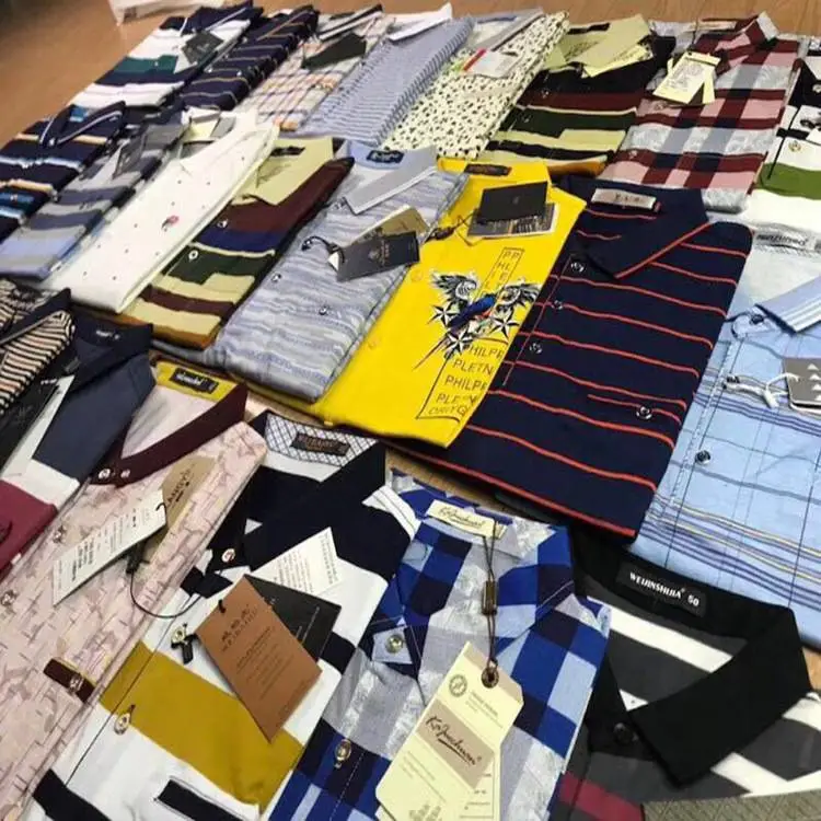 短袖中年男装夏季条纹义乌小商品批发进货网浙江台州格子条纹休闲大码