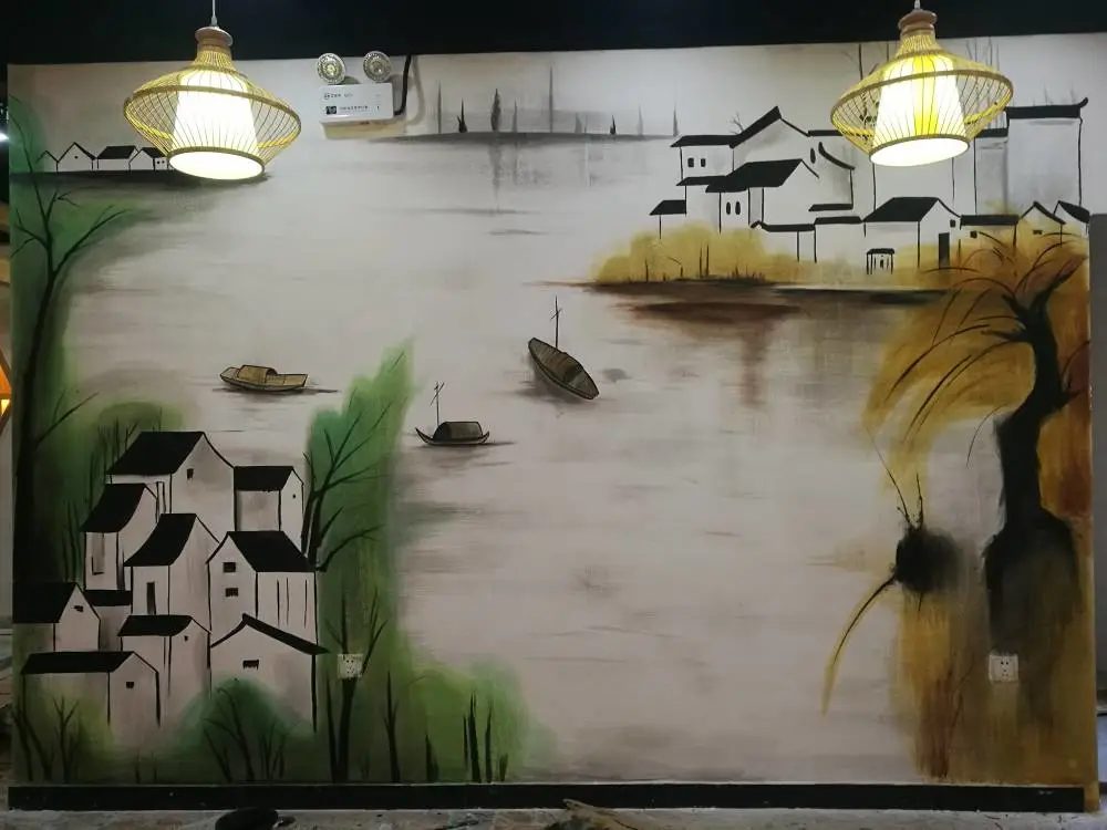 彩绘游艺设备壁画手绘，根据要求定制，装饰美化增添丰富趣味娱乐多元化