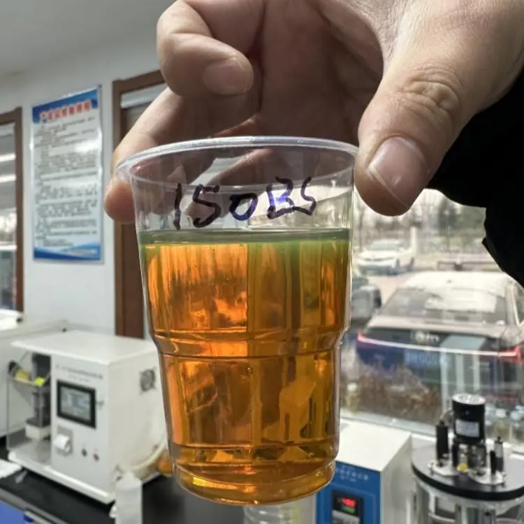 泰国150BS出口基础油 黄色液体大粘度润滑油批发200L包装