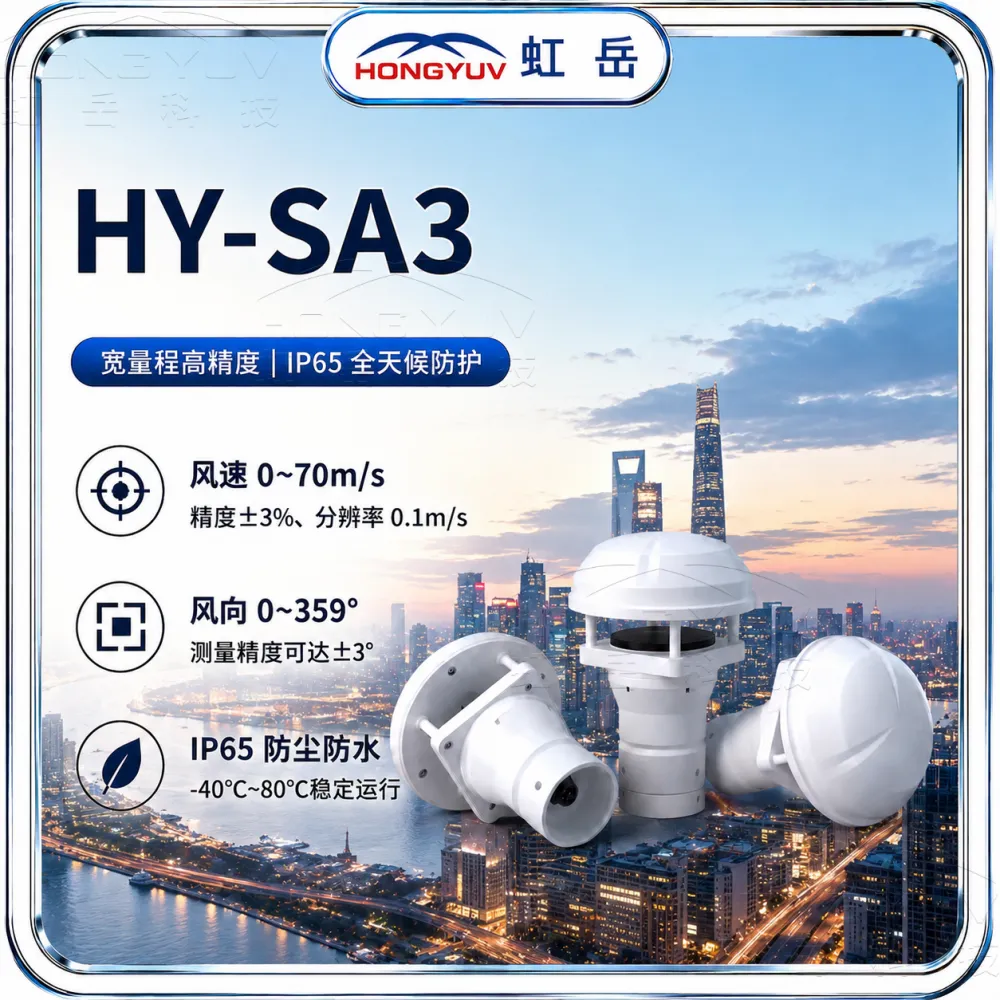 超声波风速仪 HY-SA3 虹岳气象 防水免维护低功耗精度高 可视频验厂