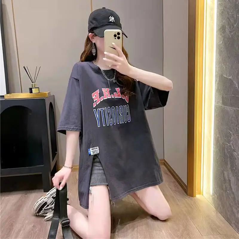 广西北海银海女士服装搭配精梳棉T恤地摊杂款服装批发