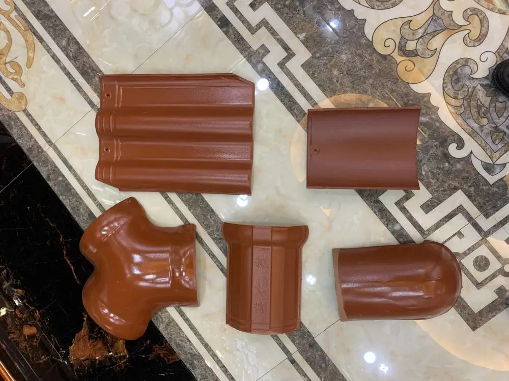 保定雄县/工程瓦 陶瓷釉面彩瓦 直角平板瓦