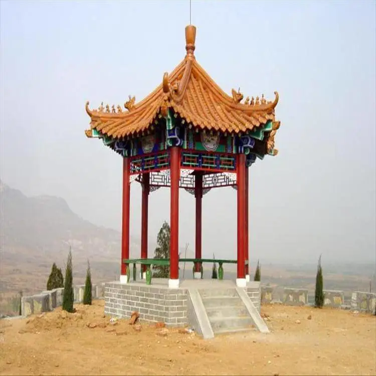 吕梁石凉亭 古凉亭 清秀园林 免费提供效果图