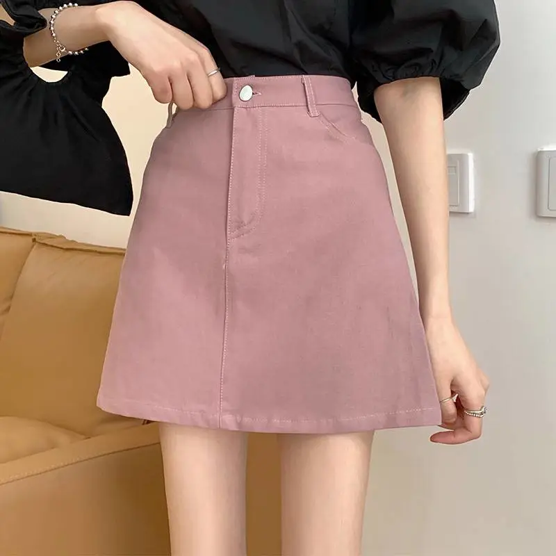 沈阳地摊服装哪里高腰牛仔短裙女夏潮青岛5元服装批发