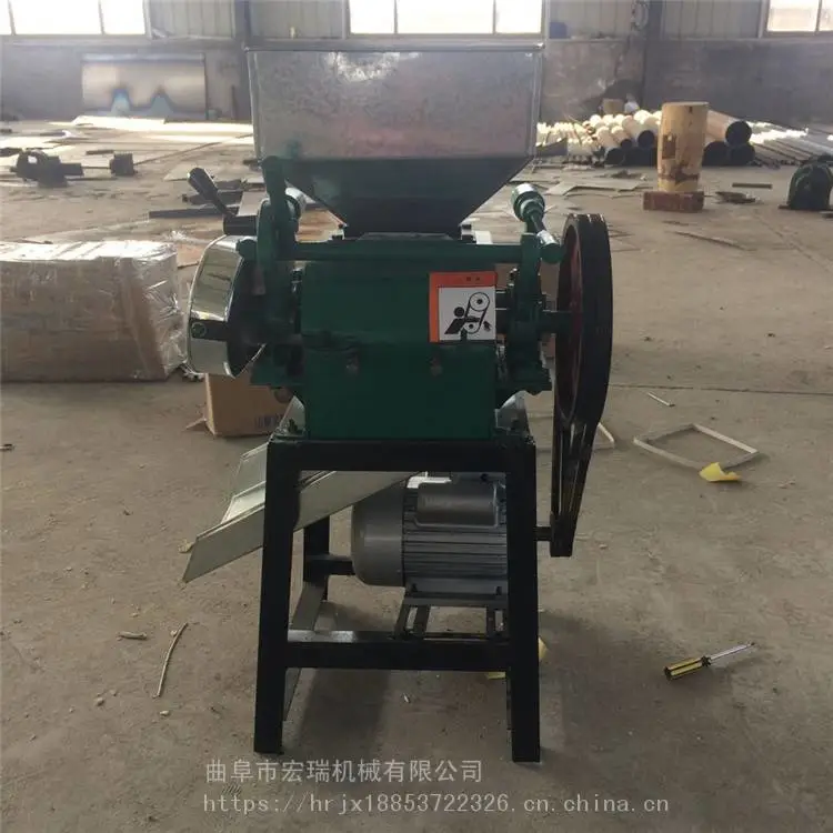 葫芦岛小型玉米加工机器辽宁花生碎粒机做点心用花生轧碎机