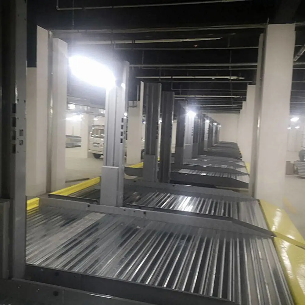 成都市新津停车设备租赁 液压停车立体车库租赁 俯仰式停车设备回收 莱贝自动机械停车租用
