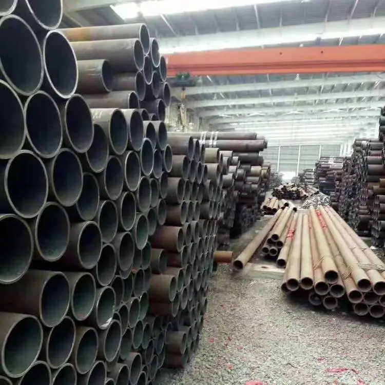 Q345E合金钢管 大型打包机械加工Q345D厚壁无缝钢管圆管改方矩管
