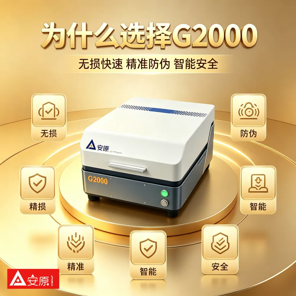安原仪器牌G2000典当回收测金仪固体粉末液体均可测适用投资金条检测