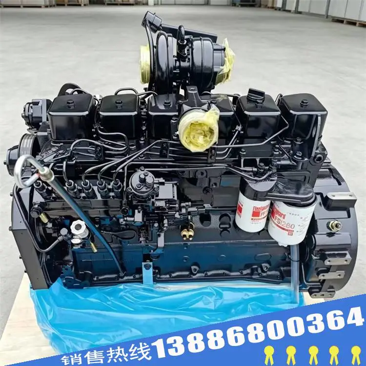 原厂康明斯SAA6D102发动机总成 适配小松PC200-7挖掘机 国三排放