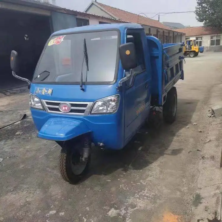 圣成液压自卸农用三轮车 加厚车厢高低速爬坡三马子 柴油自卸车