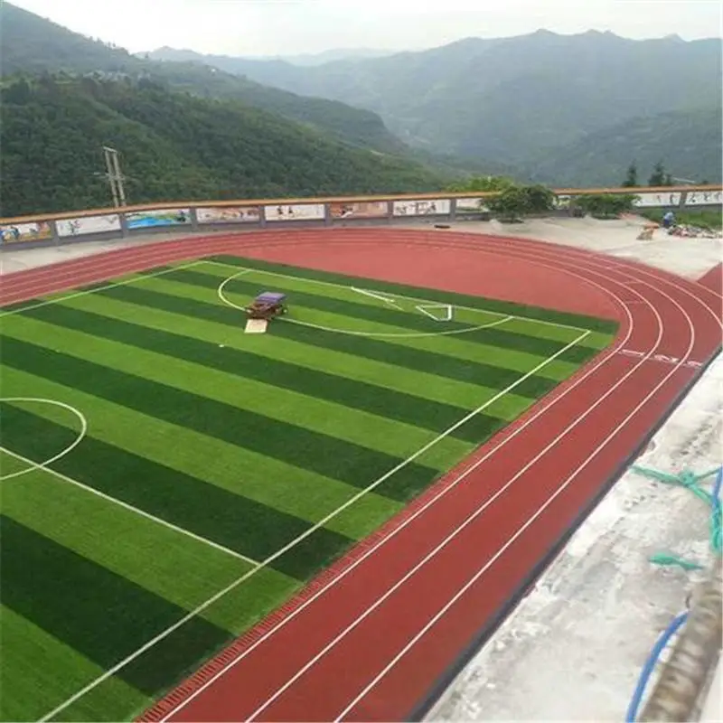 操场人工草皮幼儿园仿真草五人制足球门场建设