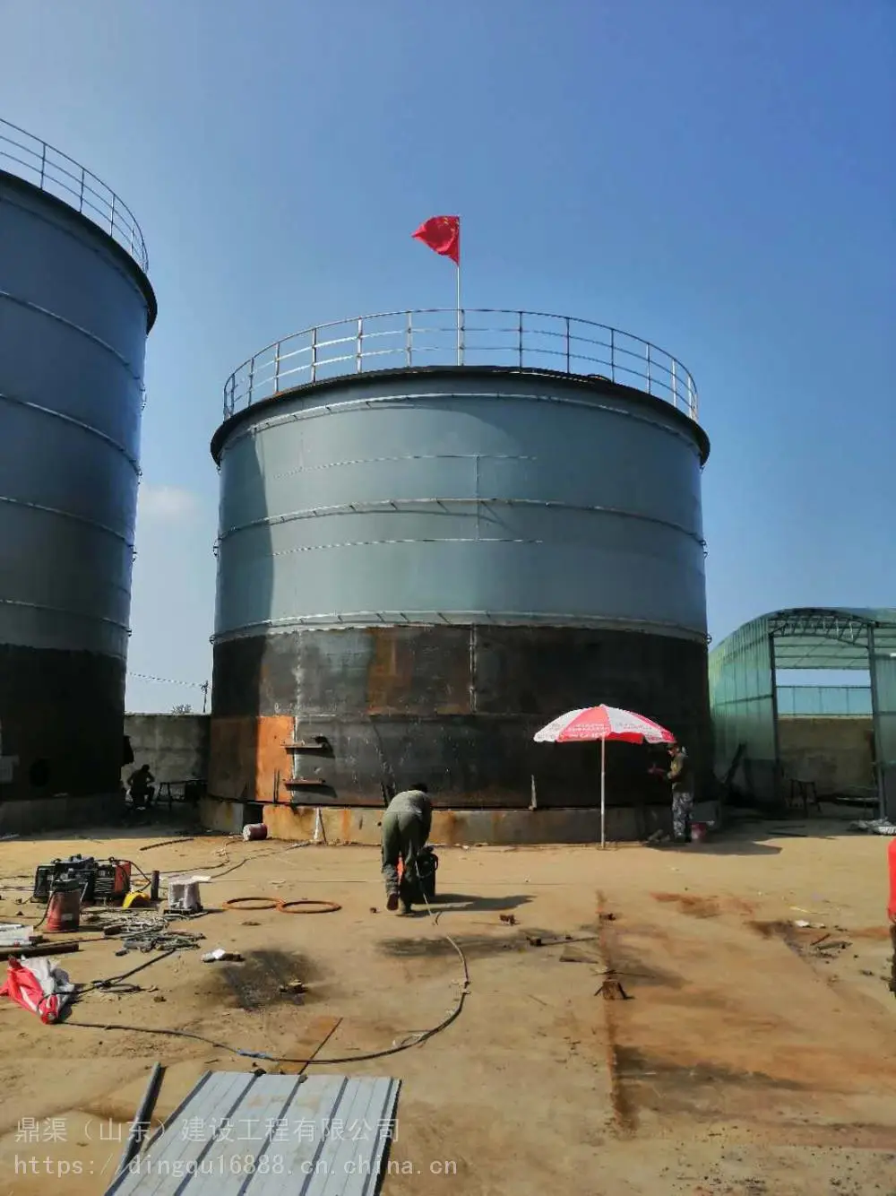 供应河北L-800立方米碳钢立式储存消防水罐施工速度快