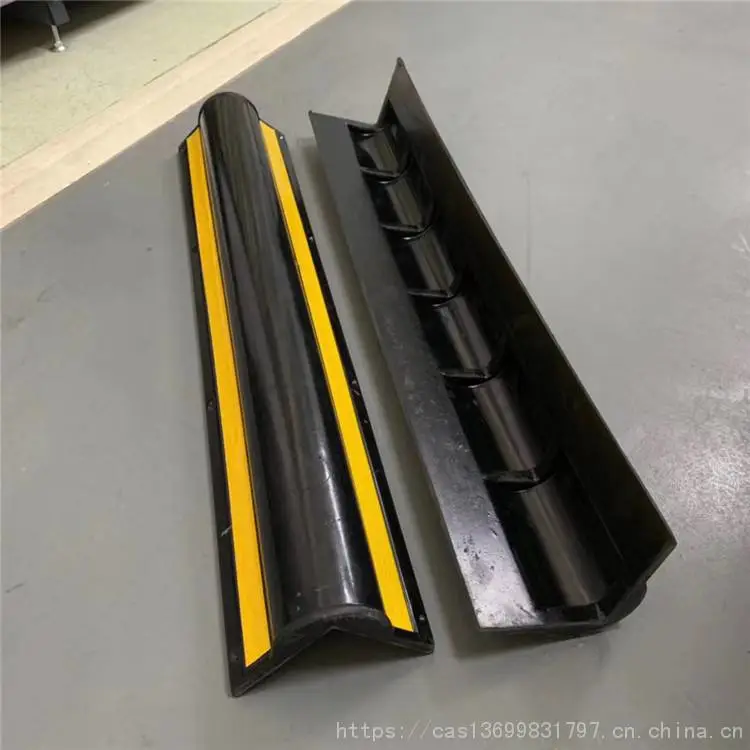 交通设施厂家直销防城港地下停车场护角,防城港地下车库橡胶护墙角