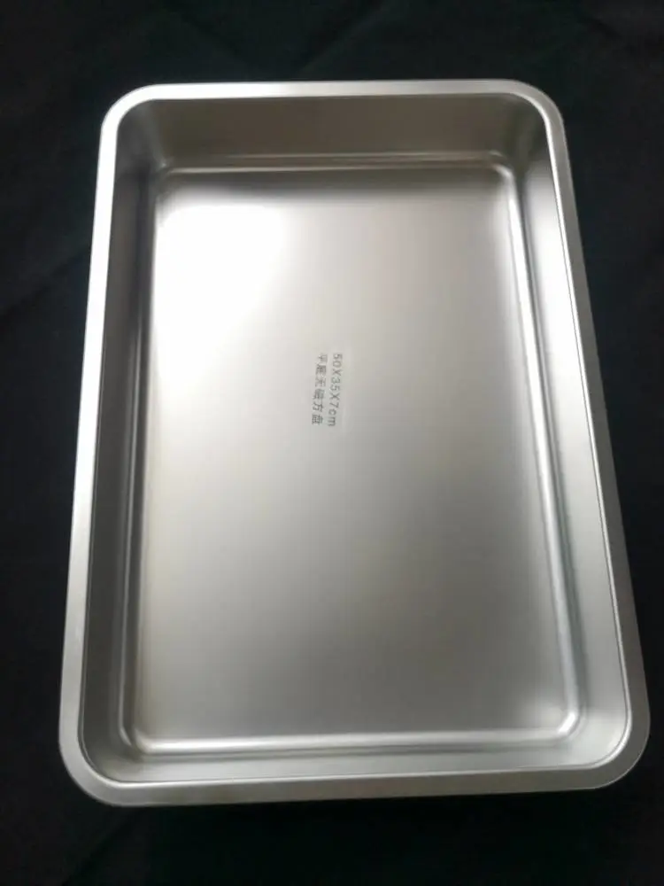 不锈钢无磁平底方盘50*35*7cm