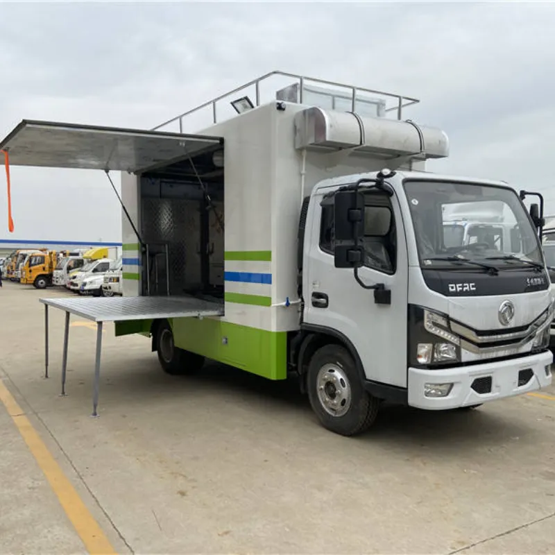 蓝牌江淮康铃施工工地流动快餐车后勤保障炊事车