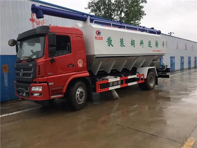 江淮***后六多功能饲料车-拉饲料汽车可拉不同饲l料