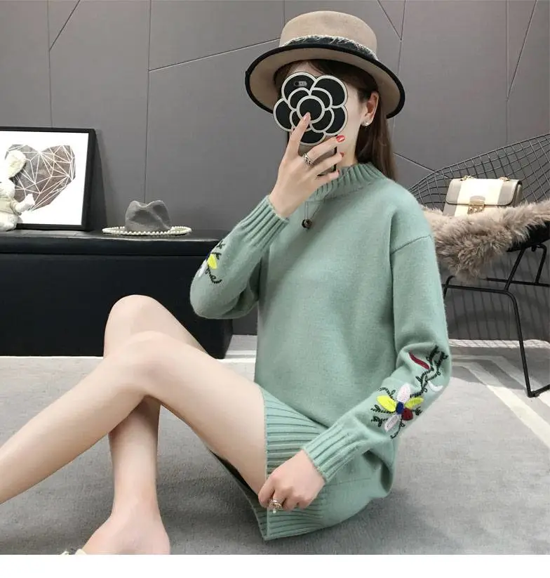 义乌地摊服装批发市场宽松打底衫套头毛衣女尾货服装批发市场