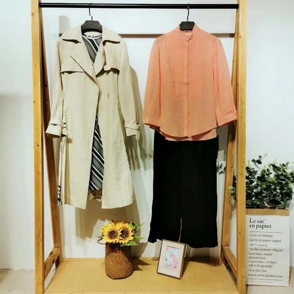 品牌折扣女装 柔软饱满 简约2020年春夏系列品牌【凯伦诗】女装库存商品批发