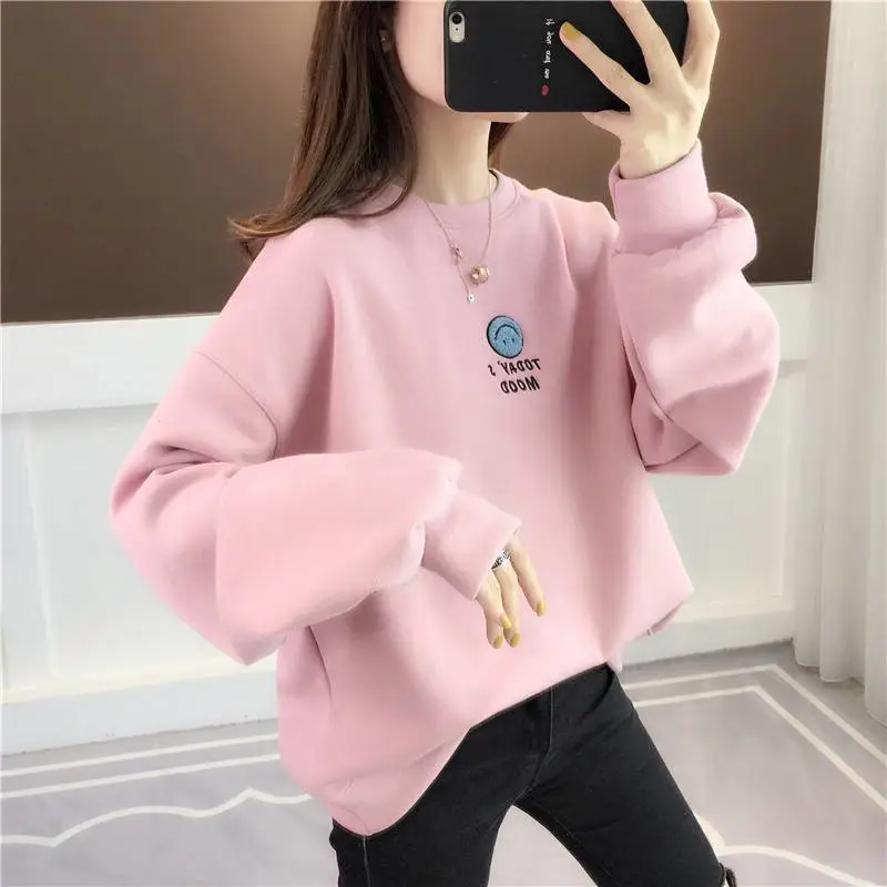 一般批发衣服去哪里拿货韩版新款印花秋冬外贸尾货卫衣批发工地衣服在哪里批发