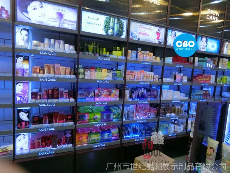 化妆品货柜架 木质