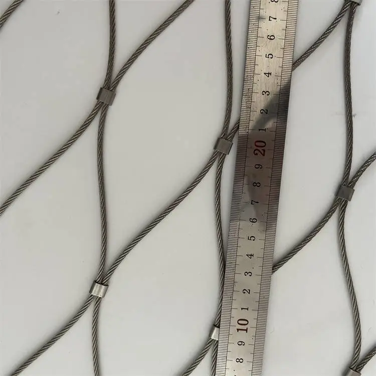 儿童游乐设施吊桥安全防护网 钢丝绳编织绳网 规格齐全