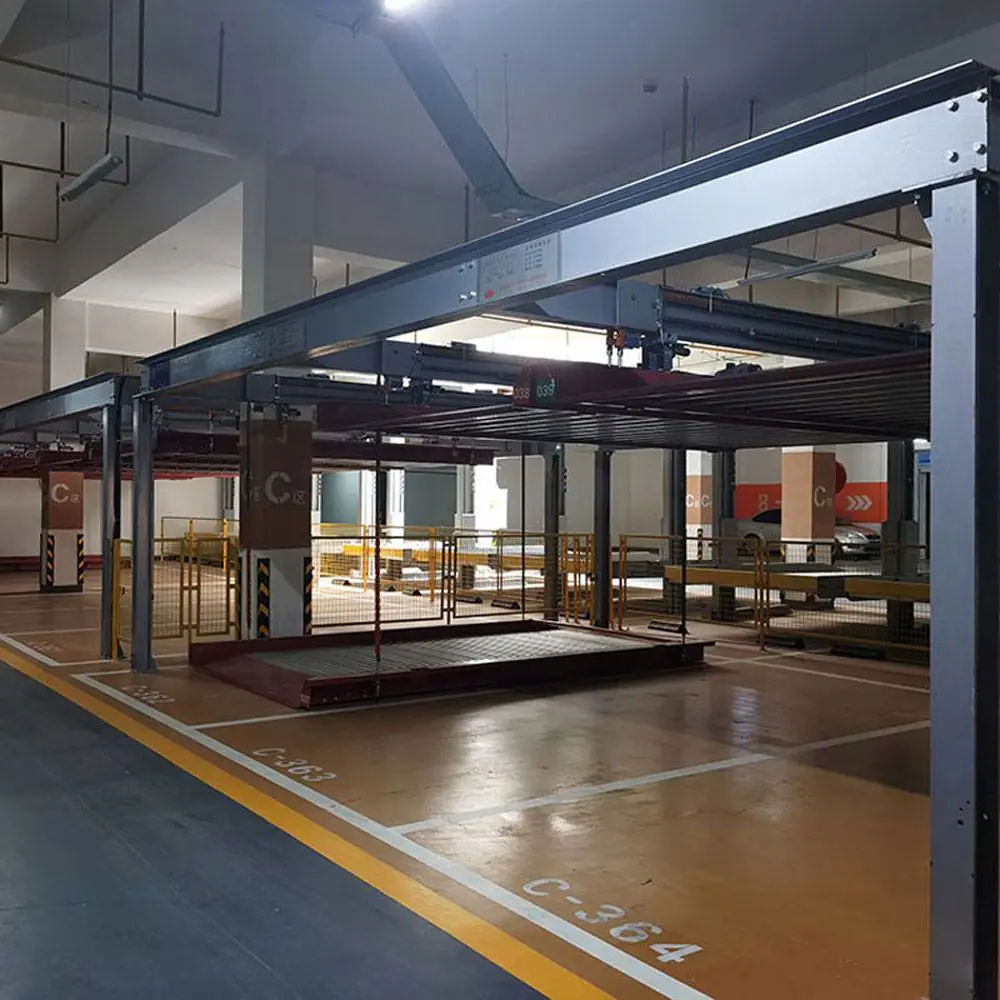 红河个旧立体车库租赁 机械立体停车设备出租 机械式停车设备两层出租 莱贝回收停车位安装