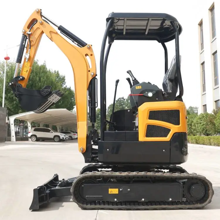 履带式农用挖掘机厂家新款15型小型挖机迷你果园微型挖沟机
