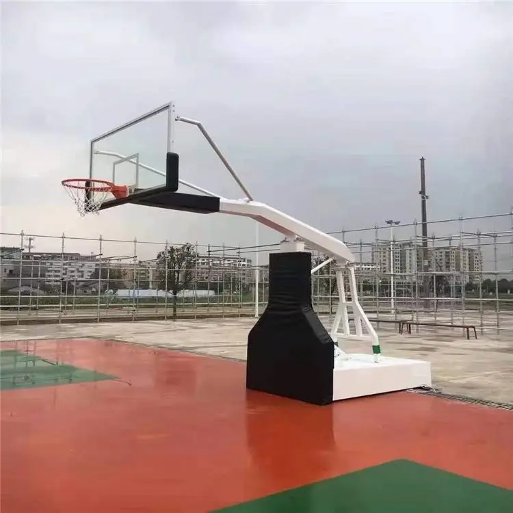 朝阳 插地式篮球架 地埋式篮球架 广场室外球框架