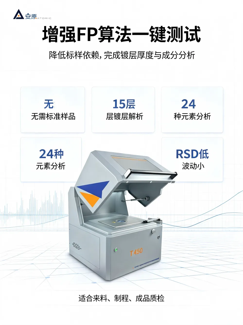 ***荧光测厚仪多层复合镀层测厚样品兼容异形工件