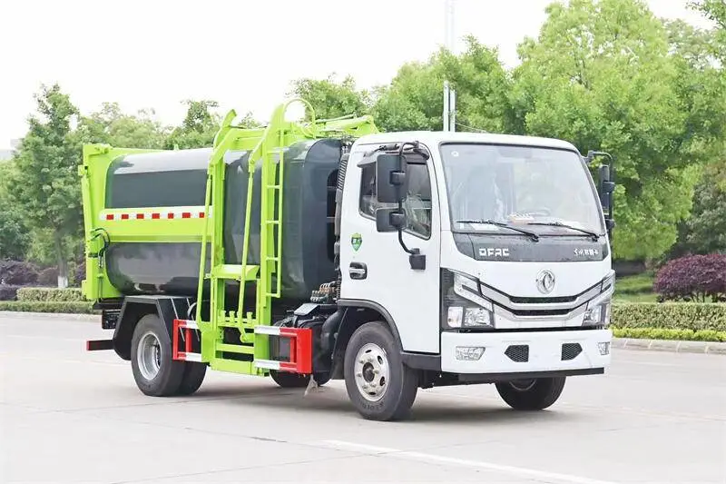 p1型车厢可卸式垃圾车 江西东风d9勾臂垃圾车