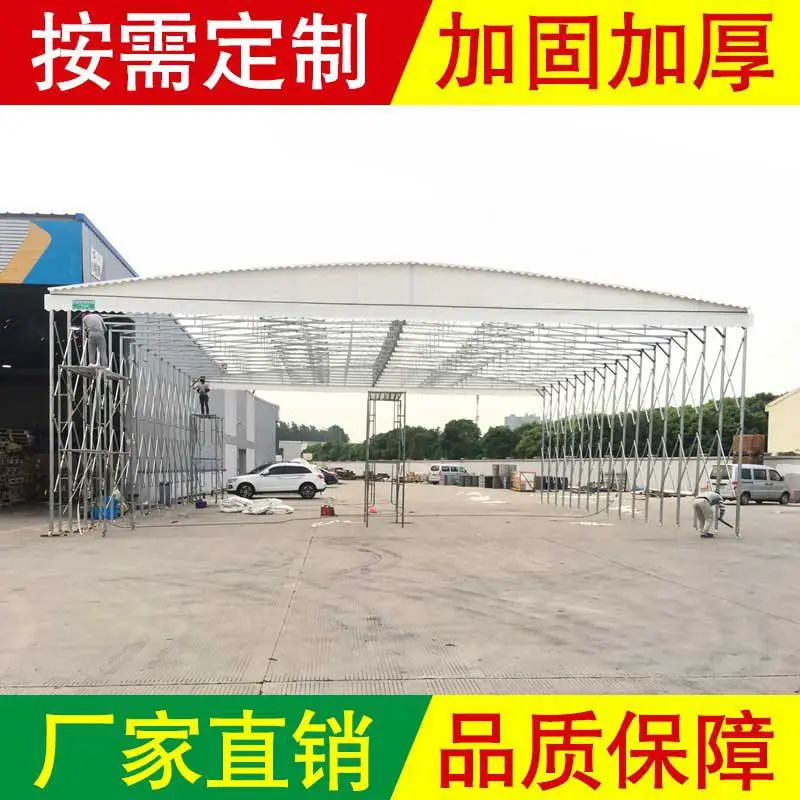 仓储推拉篷销售_哪里有停车场遮雨遮阳蓬产品性能受哪些因素影响推拉雨棚