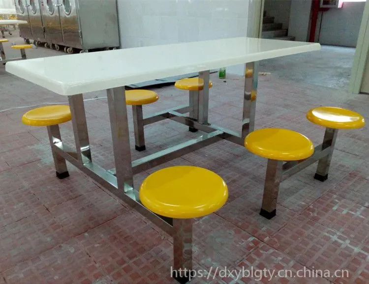 不锈钢餐桌椅批发市场食堂餐桌厂家学校员工