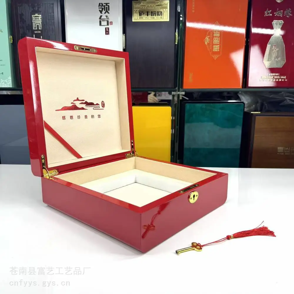 毛笔木盒 玉器木盒 钢琴漆木盒 xo白酒木盒龙港木盒厂