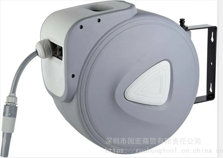 自动伸缩水鼓卷管器卷管盘30米卷线机卷软卷盘水管盘中国广东盘管器