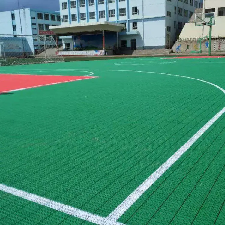 供应防滑弹垫地板/“欧宝瑞”室外运动场地拼装地板