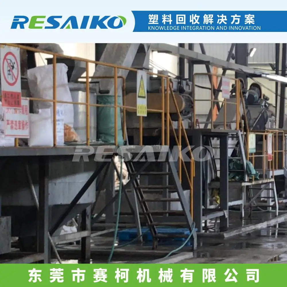 PET矿泉水瓶破碎清洗生产线,500-3000kg/h产能,江门市塑料回收