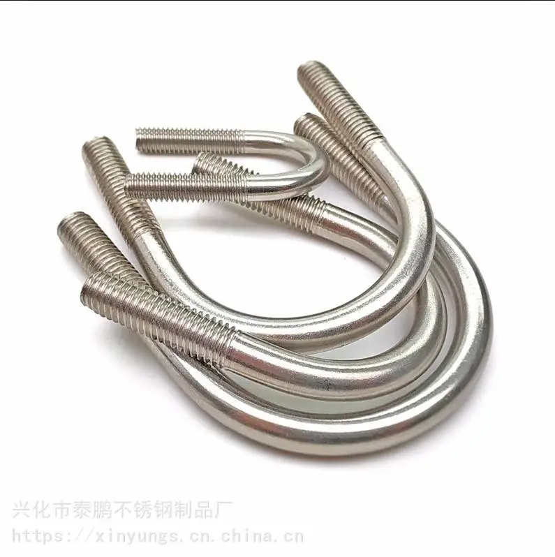 园林建造 不锈钢方形管卡 养殖场U型螺栓 M16M18M20