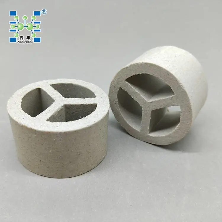陶瓷3Y环填料 陶瓷扁环 3Y型陶瓷环填料 三丫环洗涤塔填料 25mm30mm38mm50mm