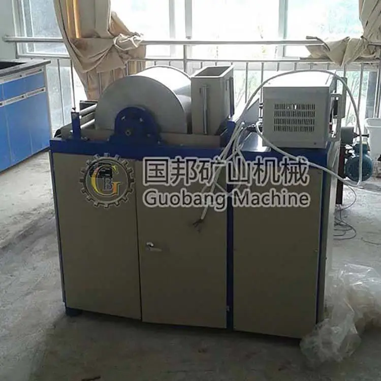 海南小型选矿磁选机规格参数电磁磁选机鼓形湿法弱磁选机