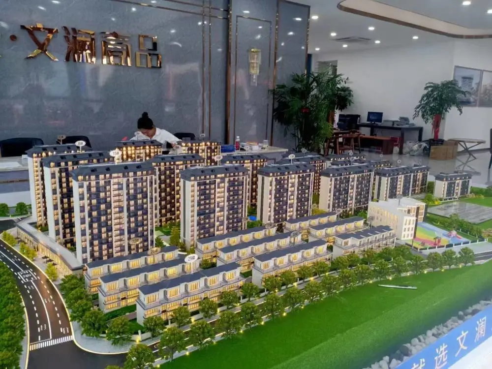 地形地貌沙盘模型 建筑沙盘模型 博物馆沙盘模型 带仿真动画水质净化效果