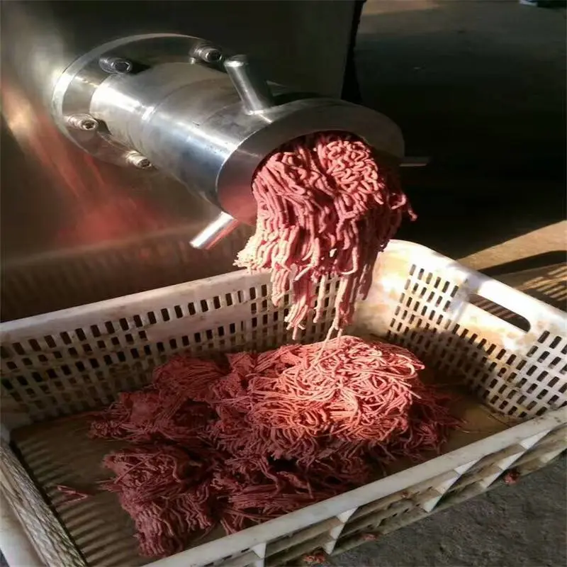 景翔牌冻肉块破碎机 牛肉绞肉机 猪皮绞碎机制造商