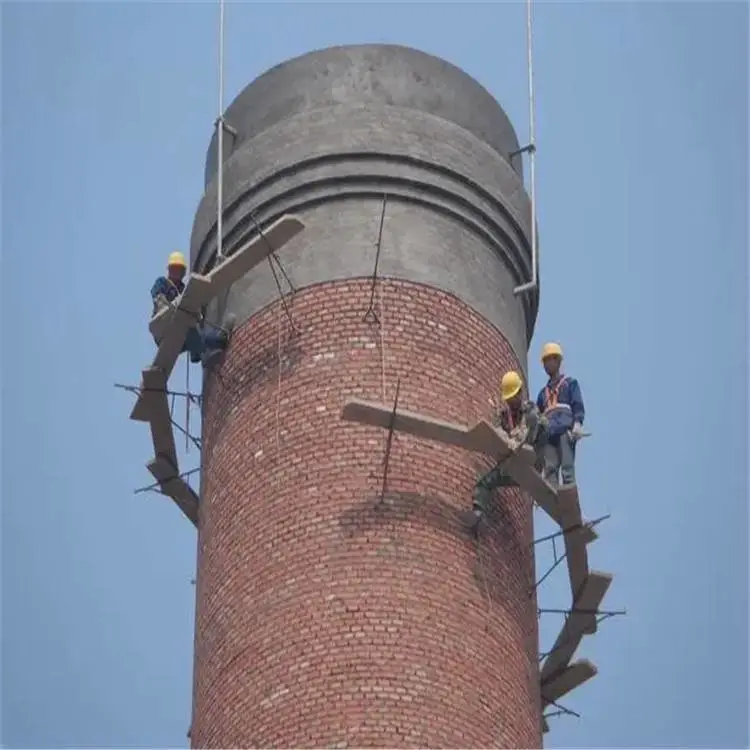 新疆烟囱新建公司-本地砖烟囱砌筑相互辉映 新疆烟囱新建公司-本地砖烟囱砌筑相互辉映