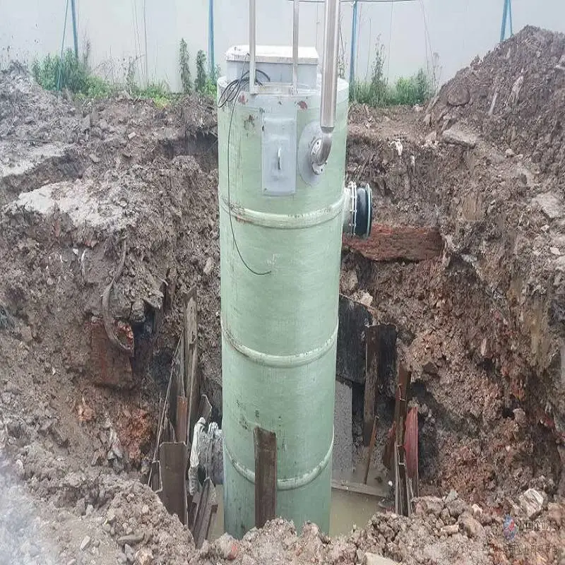 无锡北塘 玻璃钢污水提升泵站 一体预制式排水泵站 粉碎格栅系统
